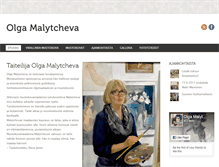 Tablet Screenshot of olgamalytcheva.com